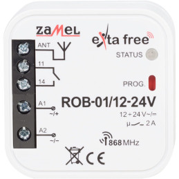 Receptor fără fir EXTA FREE 12-24V | Electronic-mag.ro | Componente Electronice