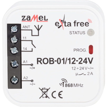 Receptor fără fir EXTA FREE 12-24V | Electronic-mag.ro | Componente Electronice