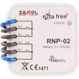 Emițător Wireless EXTA FREE 3VDC IP20 RNP-02 | Electronic-mag.ro | Componente Electronice