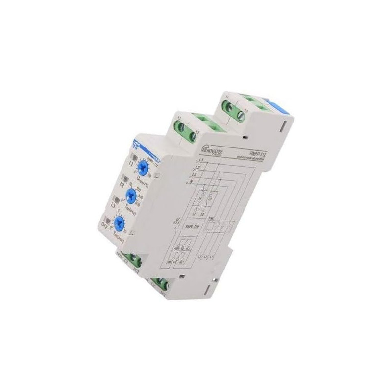 Releu Monitorizare Tensiune DIN SPDT RNPP-312 | Electronic-mag.ro | Componente Electronice Releu Monitorizare Tensiune DIN SPDT RNPP-312 | Electronic-mag.ro | Componente Electronice