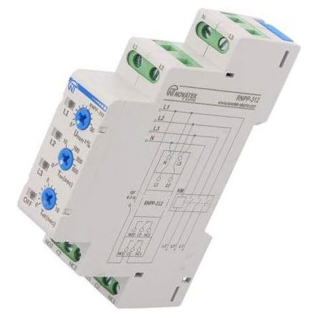 Releu Monitorizare Tensiune DIN SPDT RNPP-312 | Electronic-mag.ro | Componente Electronice