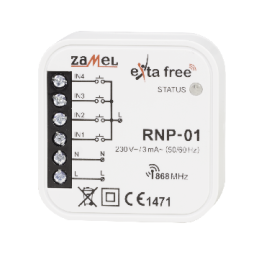 Emițător Fără Fir EXTA FREE Metalic 230VAC IP20 | Electronic-mag.ro | Componente Electronice