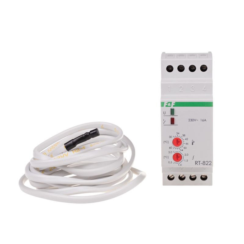 Regulator Temperatură NO/NC pentru Șină DIN RT-822 | Electronic-mag.ro | Componente Electronice Regulator Temperatură NO/NC pentru Șină DIN RT-822 | Electronic-mag.ro | Componente Electronice
