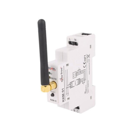 Translator RS485/EXTA FREE pentru șină DIN 230VAC RXM-01 | Electronic-mag.ro | Componente Electronice