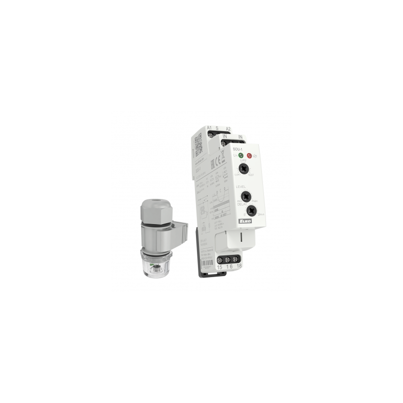 Întrerupător crepuscular pentru şină DIN 230V SPDT IP20 | Electronic-mag.ro | Componente Electronice