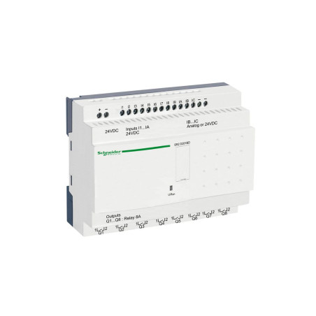 Releu Programabil 12IN 2AI 8OUT SR2D201BD | Electronic-mag.ro | Componente Electronice