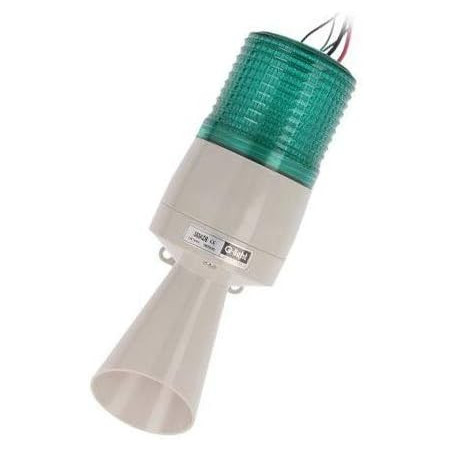 Semnalizator luminos și acustic 24V verde IP54 | Electronic-mag.ro | Componente Electronice