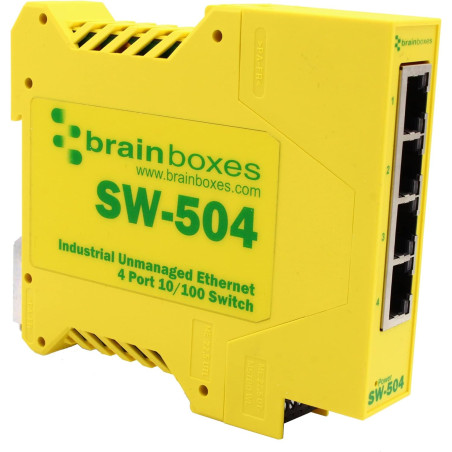 Switch Ethernet Neadministrabil 5 Porturi RJ45 5-30VDC | Electronic-mag.ro | Componente Electronice