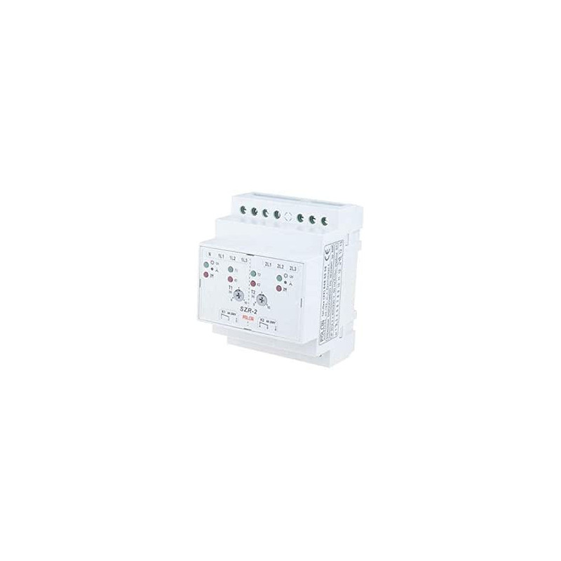 Releu Monitorizare Tensiune DPDT pentru Șină DIN SZR-2 | Electronic-mag.ro | Componente Electronice