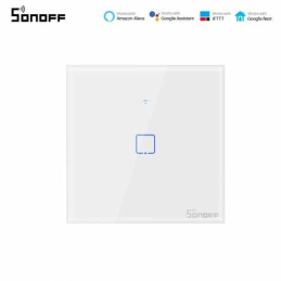 Întrerupător tactil alb 100-240V T0EU1C | Electronic-mag.ro | Componente Electronice
