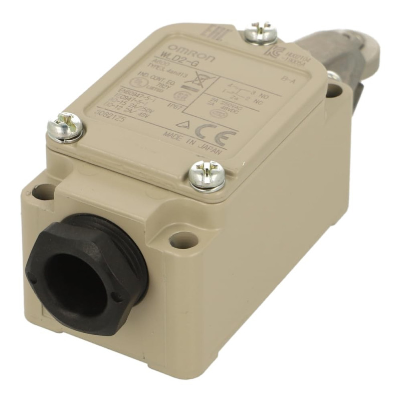 Limitator Cursă Rola Metalică 14.3mm 10A | Electronic-mag.ro | Componente Electronice