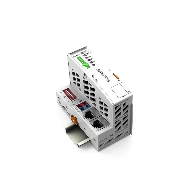 Interfață de Rețea RJ45 pentru Șină DIN 24VDC IP20 | Electronic-mag.ro | Componente Electronice