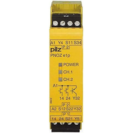 Releu de Siguranță 24VDC PNOZ e1p C | Electronic-mag.ro | Componente Electronice