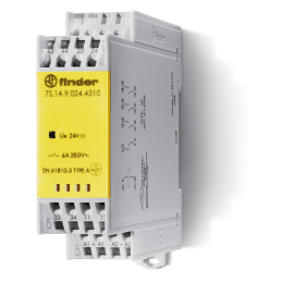 Releu de siguranță 230VAC 4 ieșiri IP20 | Electronic-mag.ro | Componente Electronice