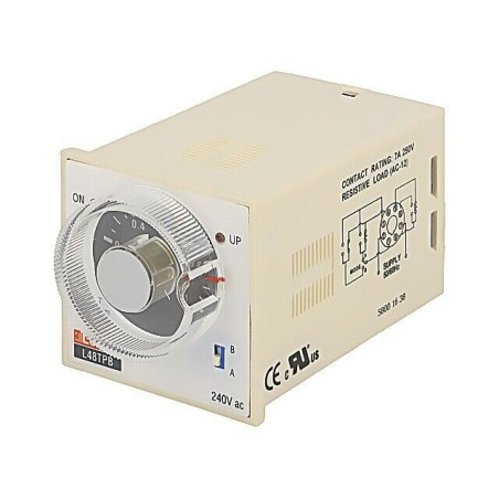 Timer Digital DPDT 0.05s-10min 24-240V AC/DC 250VAC/5A | Electronic-mag.ro | Componente Electronice