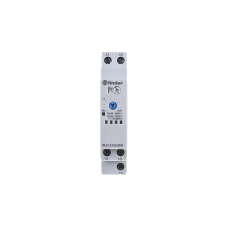 Timer SPDT 0,05s-180s 24-240V pentru șină DIN | Electronic-mag.ro | Componente Electronice