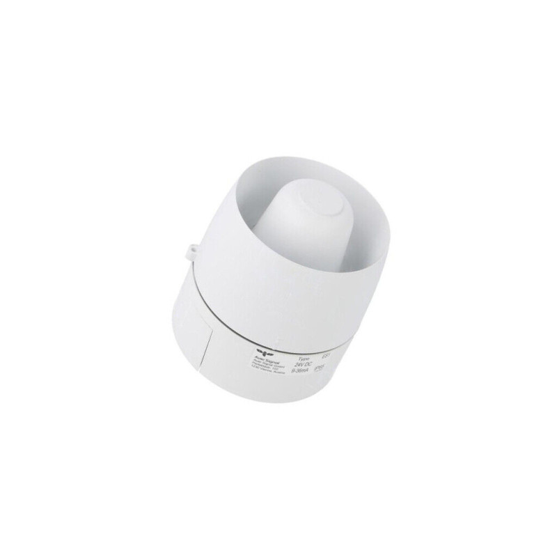 Semnalizator Acustic Alb 24VDC 106dB IP65 | Electronic-mag.ro | Componente Electronice
