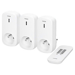 Soclu rețea 230VAC IP20 25m Alb | Electronic-mag.ro | Componente Electronice