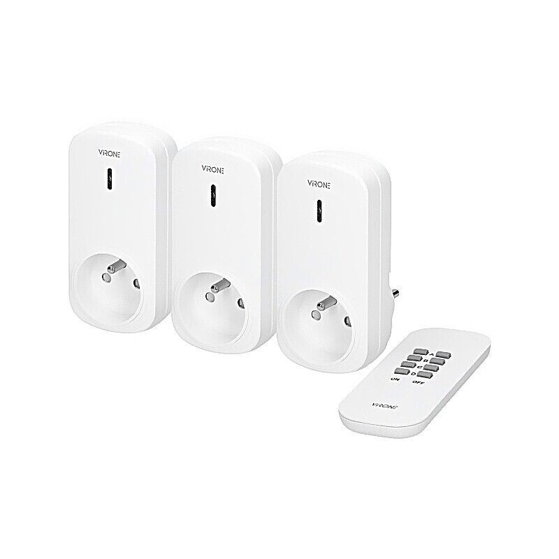 Soclu rețea 230VAC IP20 25m Alb | Electronic-mag.ro | Componente Electronice