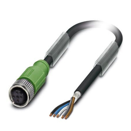 Cablu Conectare M12 5 PIN 1.5m 60VAC 4A PUR | Electronic-mag.ro | Componente Electronice