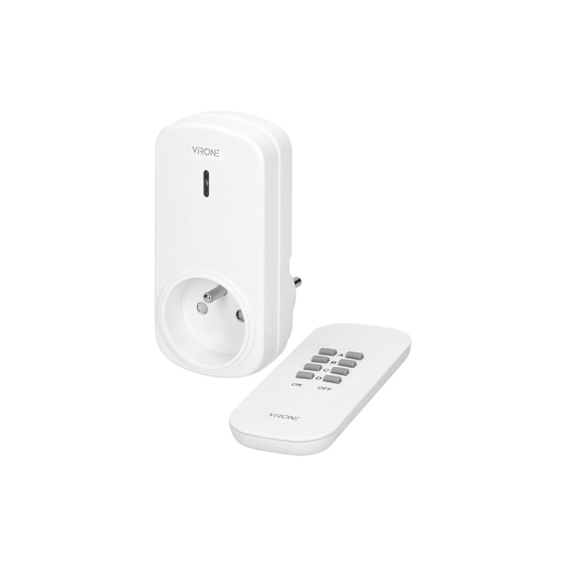 Soclu rețea 230V IP20 25m Alb | Electronic-mag.ro | Componente Electronice