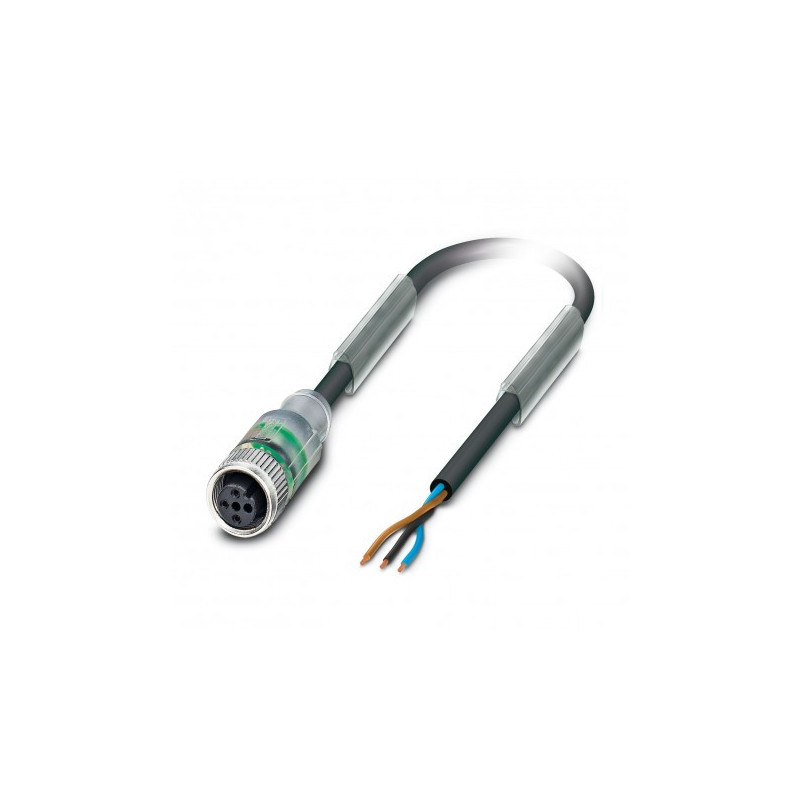 Cablu de Conectare M12 3-PIN 1,5m PVC 250VAC 4A | Electronic-mag.ro | Componente Electronice