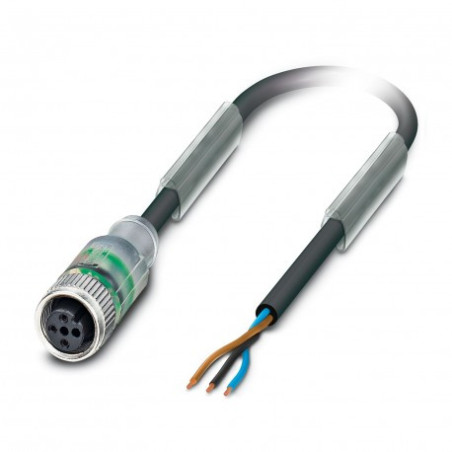 Cablu de Conectare M12 3-PIN 1,5m PVC 250VAC 4A | Electronic-mag.ro | Componente Electronice
