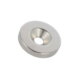 Magnet Neodim Fix 4mm 66N Ø24mm Orificiu 5.5mm | Electronic-mag.ro | Componente Electronice