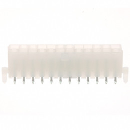 Soclu cablu-placă Mini-Fit Jr 4,2mm 24 PIN THT 9A drept | Electronic-mag.ro | Componente Electronice