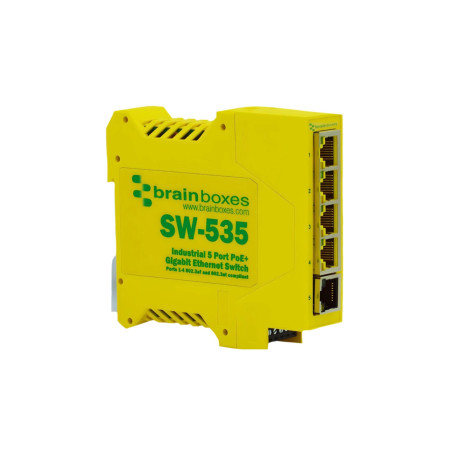 Switch PoE Ethernet neadministrabil - 4 porturi | Electronic-mag.ro | Componente Electronice