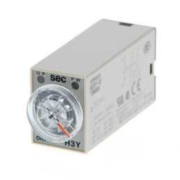 Timer electronic de 0,5÷10 secunde DPDT 250VAC/5A 24VDC cu soclu -10÷50°C PIN: 8 | Electronic-mag.ro | Componente Electronice