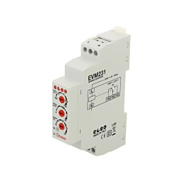 Releu de monitorizare a tensiunii 230VAC pentru şină DIN | Electronic-mag.ro | Componente Electronice
