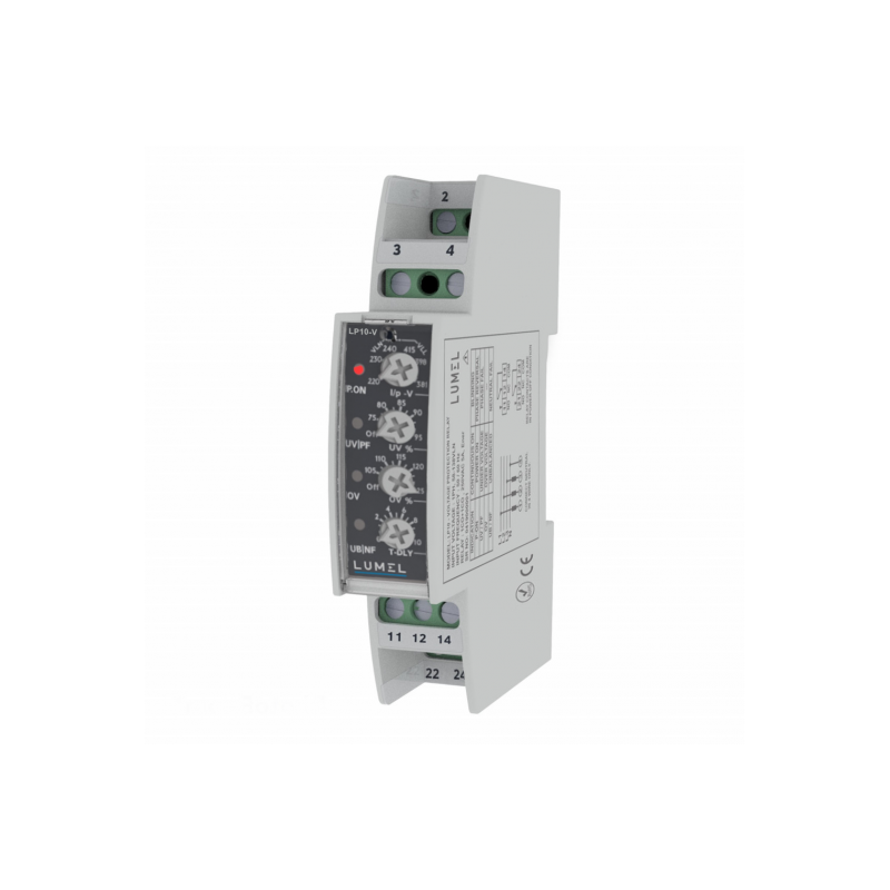 Releu de monitorizare a tensiunii pentru şină DIN | Electronic-mag.ro | Componente Electronice