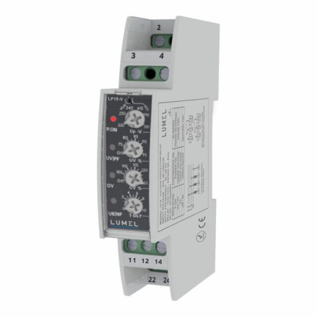 Releu de monitorizare a tensiunii pentru şină DIN | Electronic-mag.ro | Componente Electronice