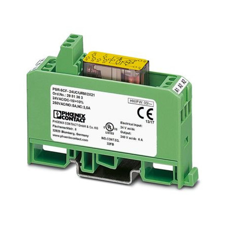 Releu de siguranță 24VAC/24VDC - 1 canal | Electronic-mag.ro | Componente Electronice