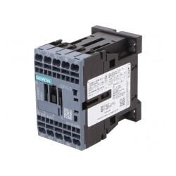 Contactor 3-polar 24VAC 7A NO + 3 Contacte Auxiliare