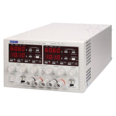 Alimentator: de laborator; pulsatoriu,multicanal; 0÷60VDC; 0÷10A
