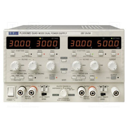 Alimentator: de laborator; liniar,multicanal; 0÷30VDC; 0÷3A; 0÷3A