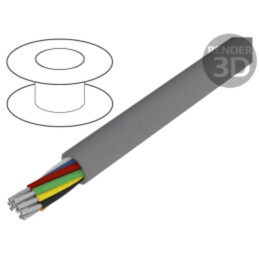 Cablu; Alpha Essential C&C; 12x22AWG; neecranat; 300V; 305m; Cu