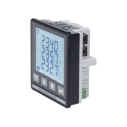 Aparat de măsură: analizor calitate energie; pe panou; LCD; 6A