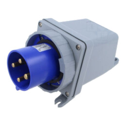 Conector: alimentare AC trifazate; IP&S; 63A; 250V; 250VAC; soclu