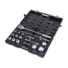 Set chei; tubulară; Fixare: 3/4"; 17buc.