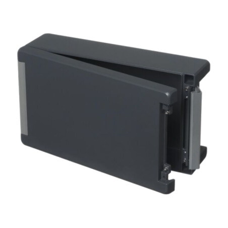 Carcasă: universală; X: 242mm; Y: 363mm; Z: 120mm; BOCUBE ALU; grafit