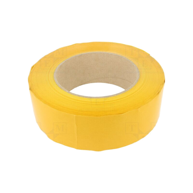 Bandă: de marcare; galbenă; L: 50m; W: 75mm; autoadeziv; PVC Bandă: de marcare; galbenă; L: 50m; W: 75mm; autoadeziv; PVC