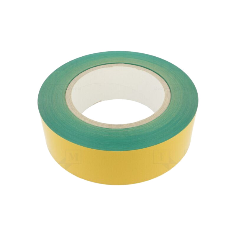 Bandă: de marcare; verde; L: 50m; W: 75mm; autoadeziv; PVC Bandă: de marcare; verde; L: 50m; W: 75mm; autoadeziv; PVC