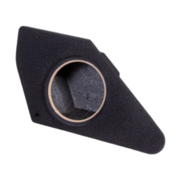Carcasă difuzor; MDF; neagră; ţesătură; 250mm; Frezare: 275mm; 17l