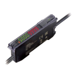 Senzor: amplificator fibră optică; Conexiune: cablu 2m; E3X