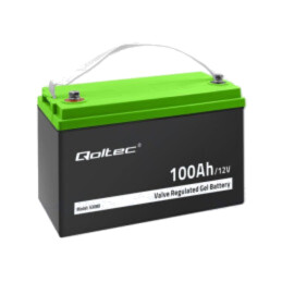 Acumul: gel-plumb; 12V; 100Ah; nu necesită întreţinere; 30A