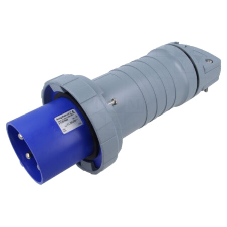 Conector: alimentare AC trifazate; IP&S; 125A; 250V; 250VAC; mufă
