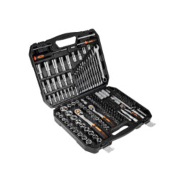 Set chei; 6-puncte,tubulară; Fixare: 1/2",1/4",3/8"; 219buc.
